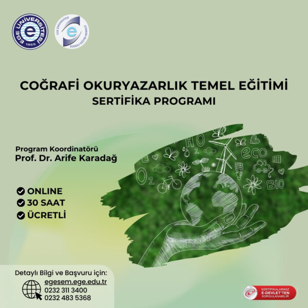 Coğrafi Okuryazarlık Eğitimi Sertifika Programı
