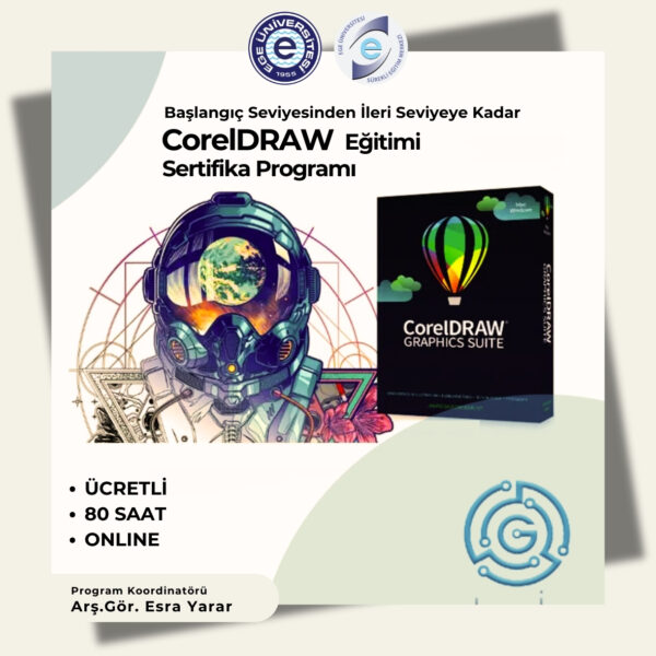 Başlangıç Seviyesinden İleri Seviyeye Kadar Corel Draw Öğrenimi Eğitimi Sertifika Programı