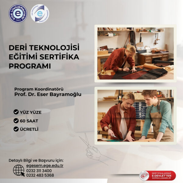Deri Teknolojisi Eğitimi Sertifika Programı
