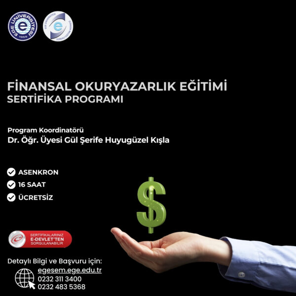 Finansal Okuryazarlık Eğitimi Sertifika Programı