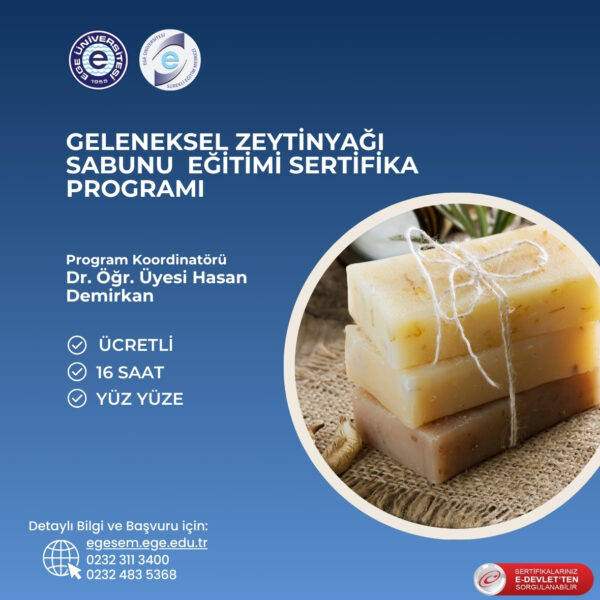 Geleneksel Zeytinyağı Sabunu Eğitimi Sertifika Programı