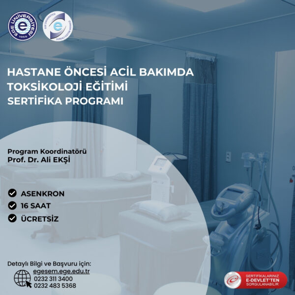 Hastane Öncesi Acil Bakımda Toksikoloji Eğitimi Sertifika Programı