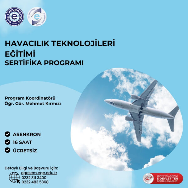 Havacılık Teknolojileri Eğitimi Sertifika Programı