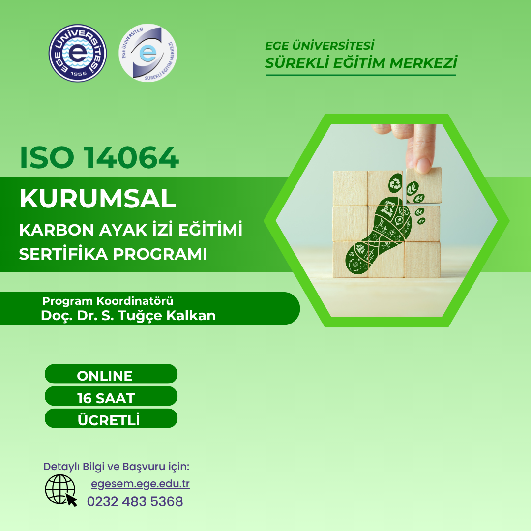 ISO 14064 Kurumsal Karbon Ayak İzi Eğitimi Sertifika Programı
