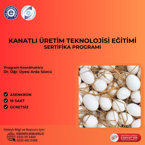 Kanatlı Üretim Teknolojisi Eğitimi Sertifika Programı