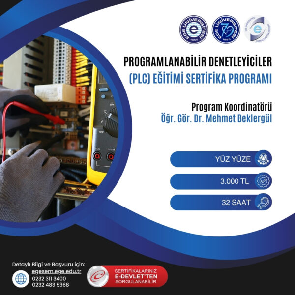 Programlanabilir Denetleyiciler ( PLC ) Eğitimi Sertifika Programı