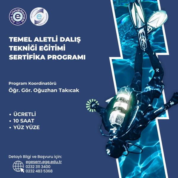 Temel Aletli Dalış Tekniği Eğitimi Sertifika Programı