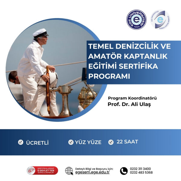 Temel Denizcilik ve Amatör Kaptanlık Eğitimi Sertifika Programı