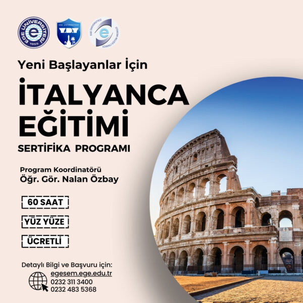 Yeni Başlayanlar için İtalyanca Eğitimi Sertifika Programı