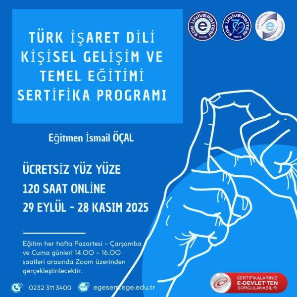 Türk İşaret Dili Kişisel Gelişim ve Temel Eğitimi Sertifika Programı