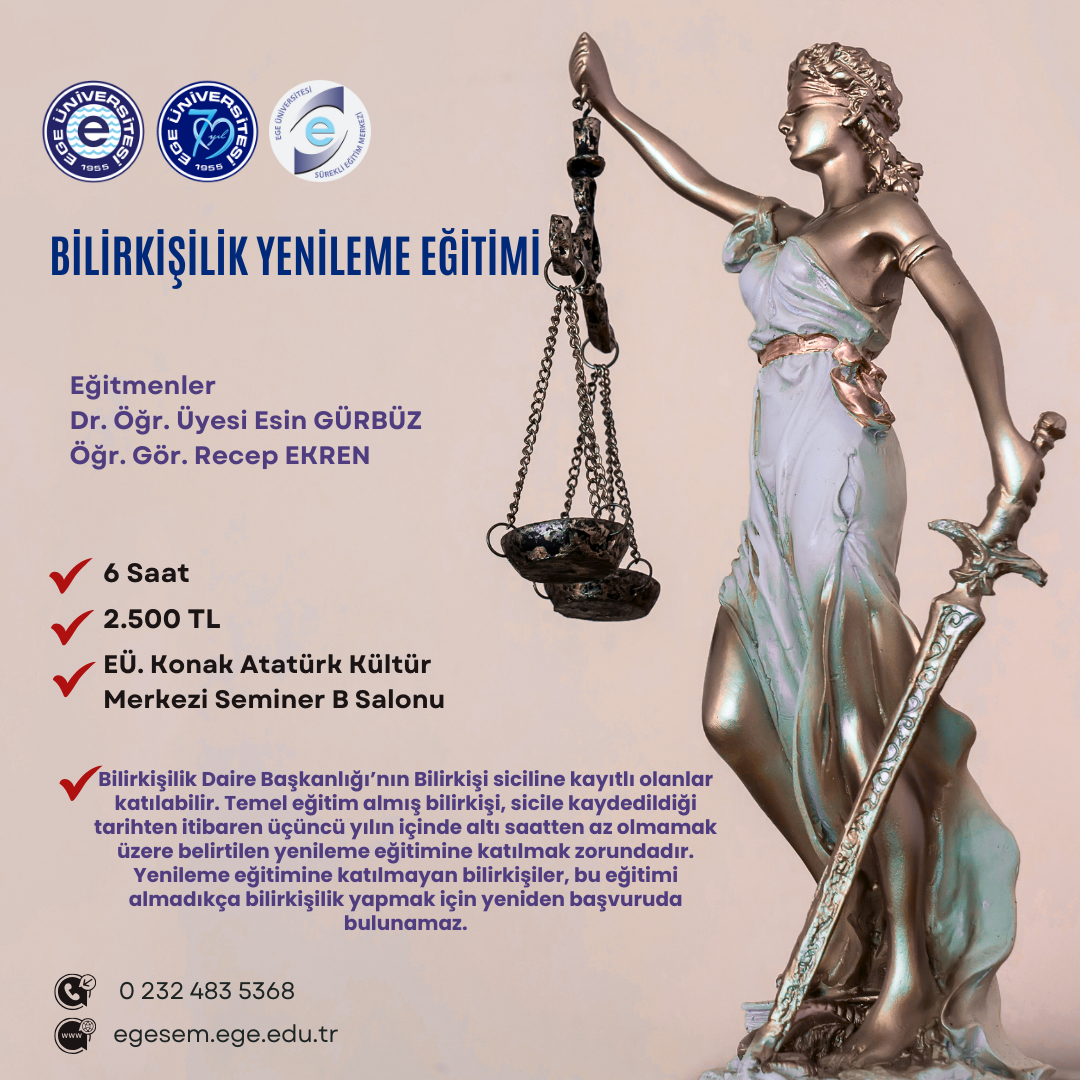 Bilirkişilik Yenileme Eğitimi